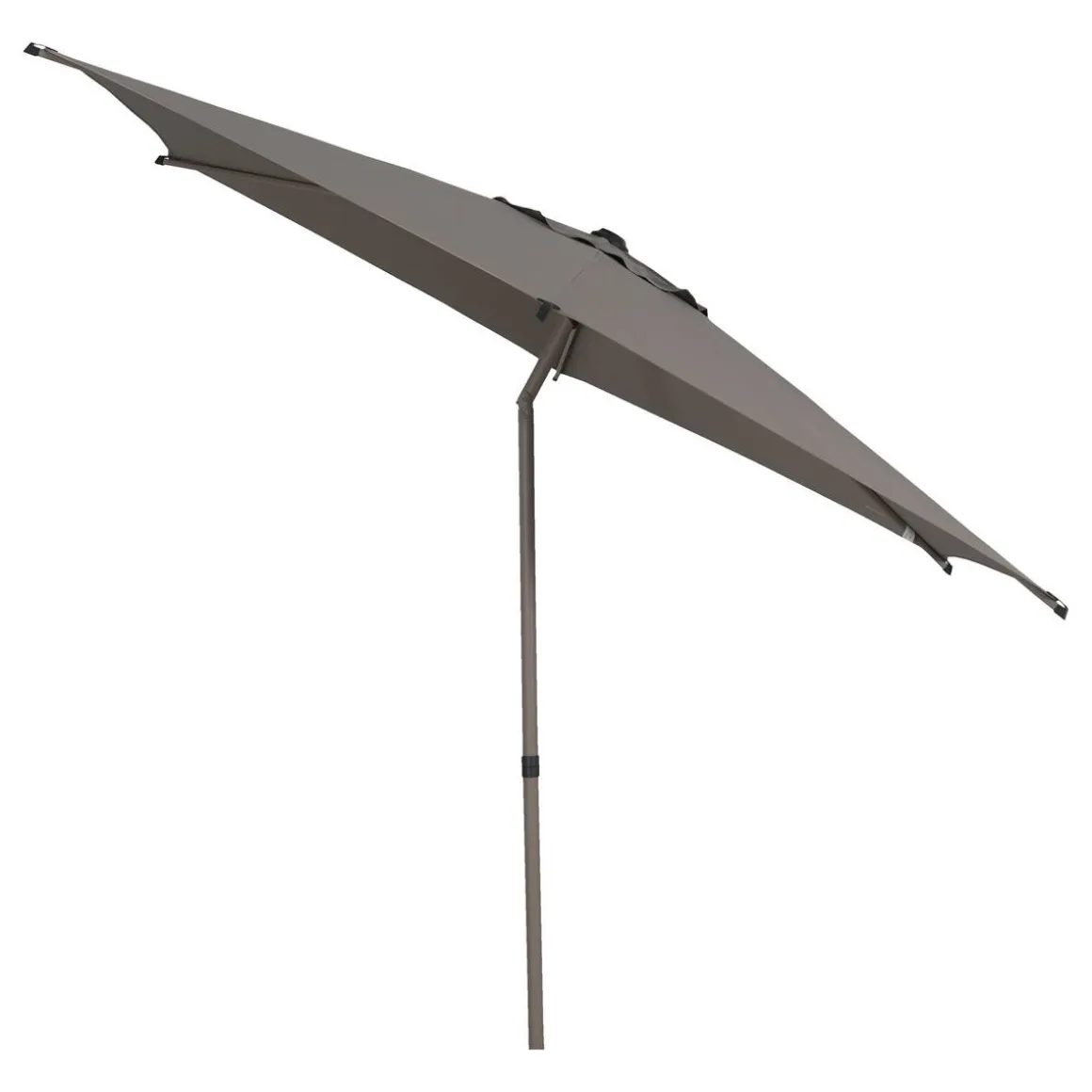 Parasol droit rond inclinable SOYA Café