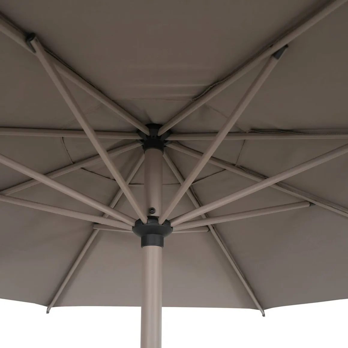 Parasol droit rond inclinable LOOMPA Café
