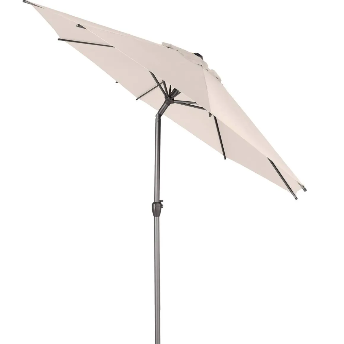 Parasol droit rond inclinable LOOMPA Blé