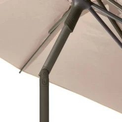 Parasol droit rond inclinable SOYA Blé