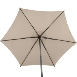 Parasol droit rond inclinable SOYA Blé
