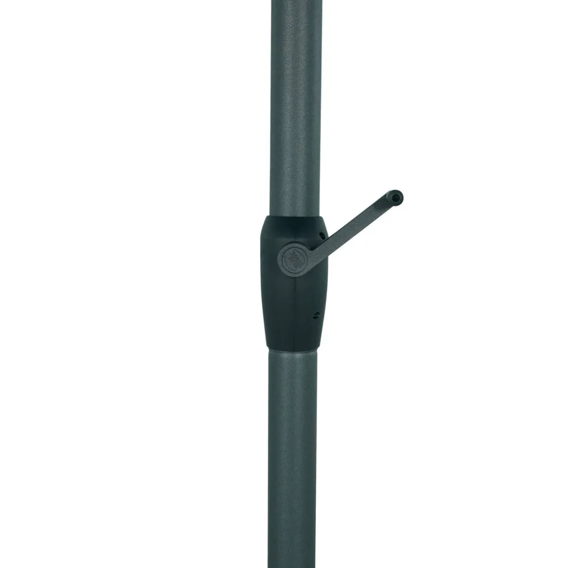 Parasol droit rond LOOMPA Vert olive / Graphite