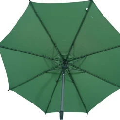 Parasol droit rond LOOMPA Vert olive / Graphite