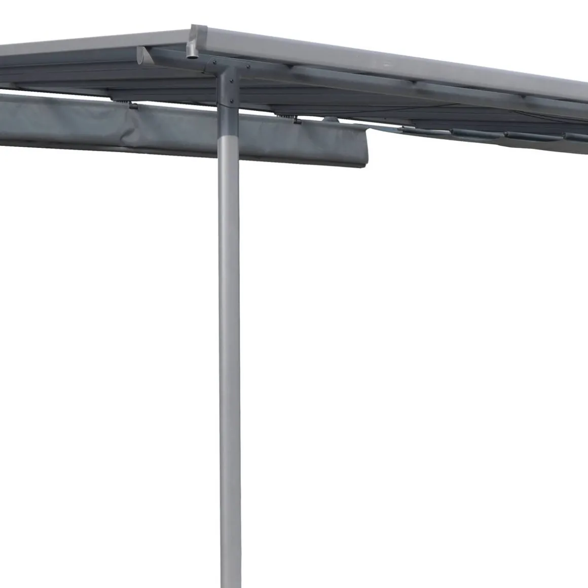 Pergola adossée BELIZE Graphite