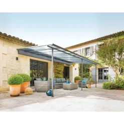 Pergola adossée BELIZE Graphite