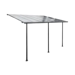 Pergola adossée BELIZE Graphite