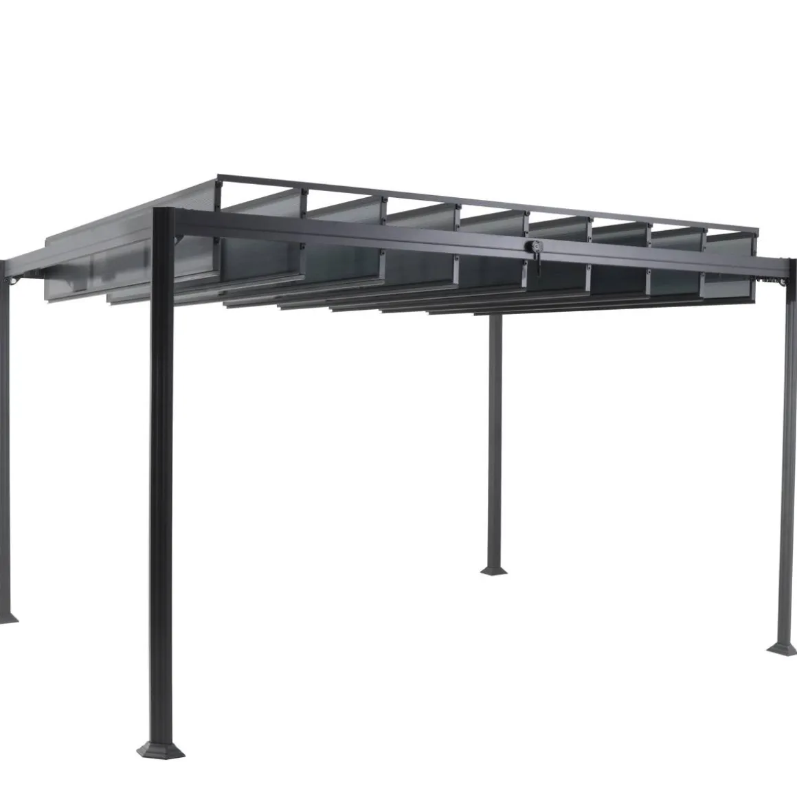 Pergola autoportante BELIZE Graphite