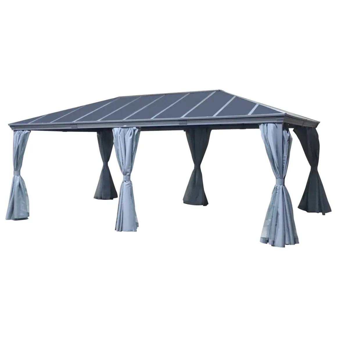Pergola autoportante BELIZE Graphite