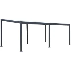 Pergola AVILA Graphite avec 1 kit de moustiquaire
