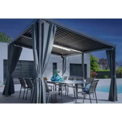 Pergola bioclimatique AVILA Graphite
