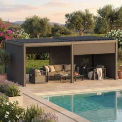 Pergola bioclimatique EVONIS Graphite
