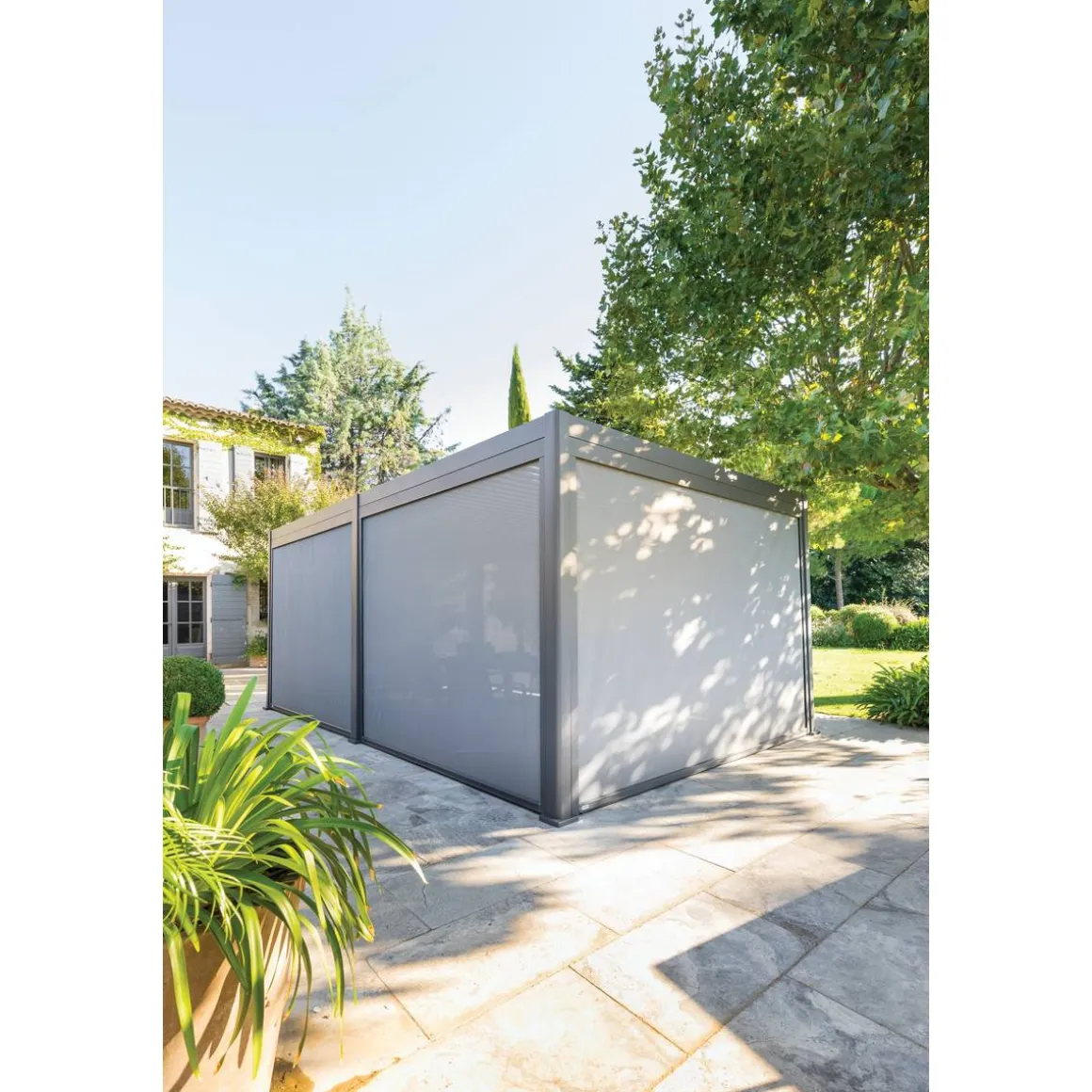 Pergola bioclimatique EVORA Graphite