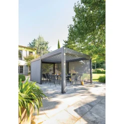 Pergola bioclimatique EVORA Graphite