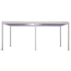 Pergola bioclimatique électrique EVORA Blanc