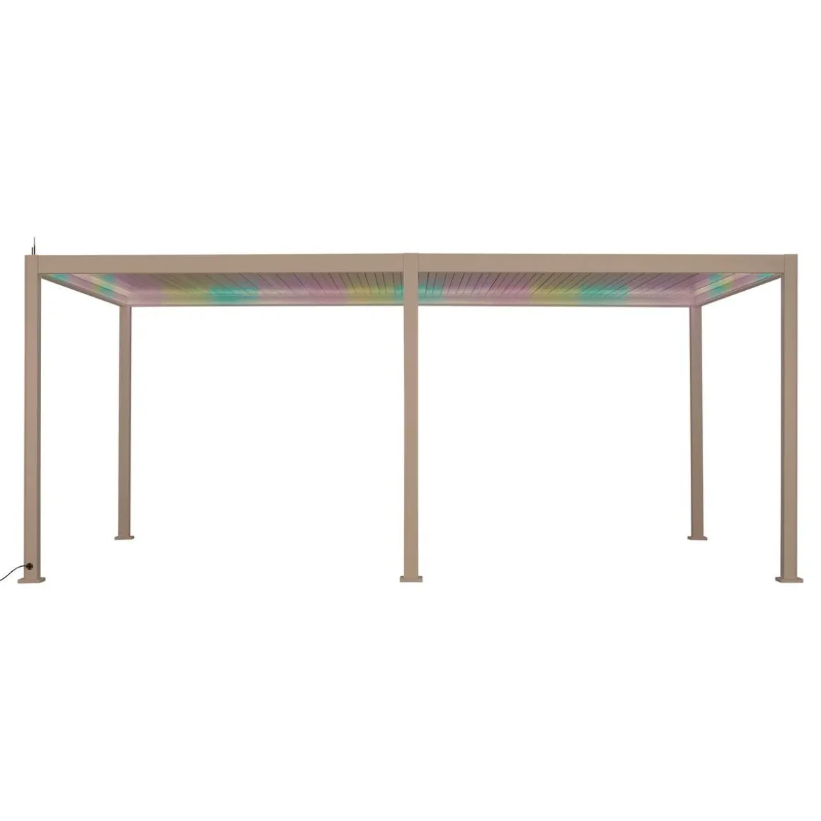 Pergola bioclimatique électrique EVORA Argile