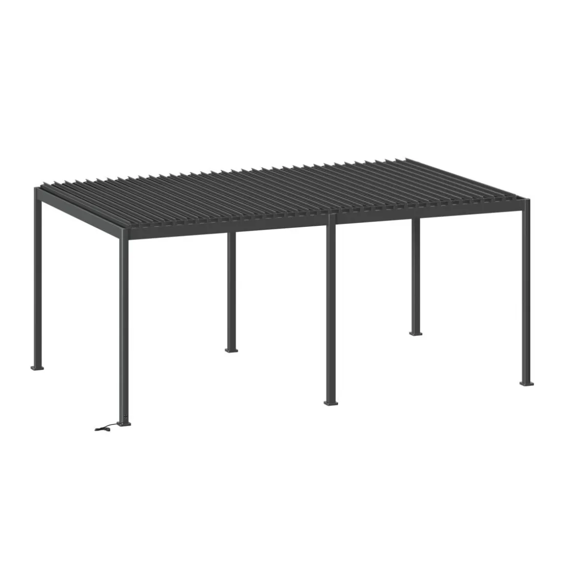 Pergola bioclimatique électrique EVORA Graphite
