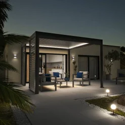 Pergola bioclimatique électrique EVORA Graphite