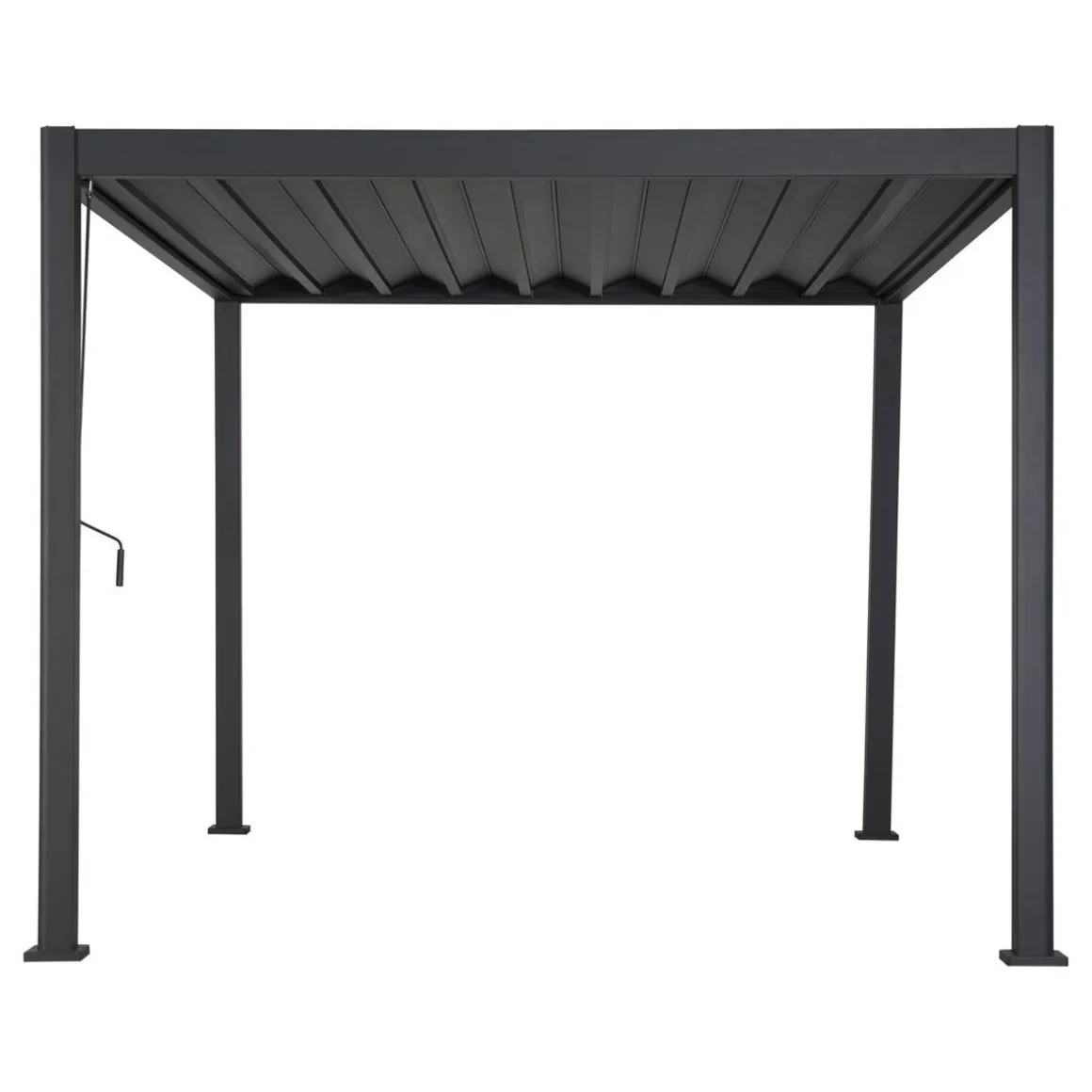 Pergola bioclimatique rétractable EVORA Gris