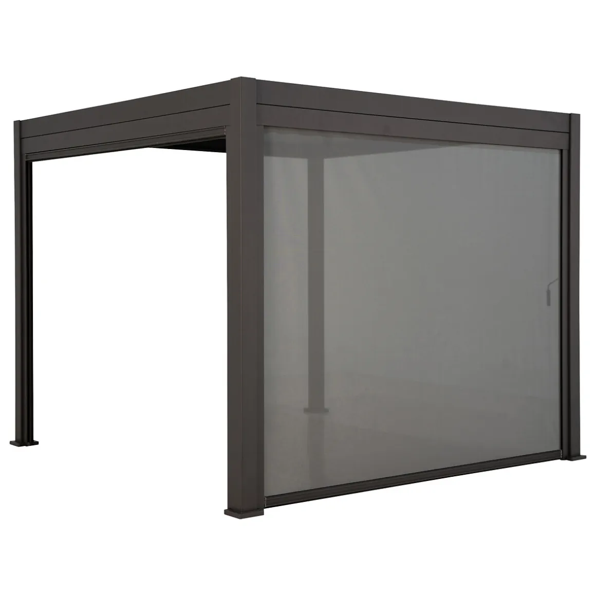Pergola EVORA avec 3 persiennes et 2 stores