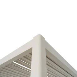 Pergola électrique bioclimatique autoportante EVORA Argile