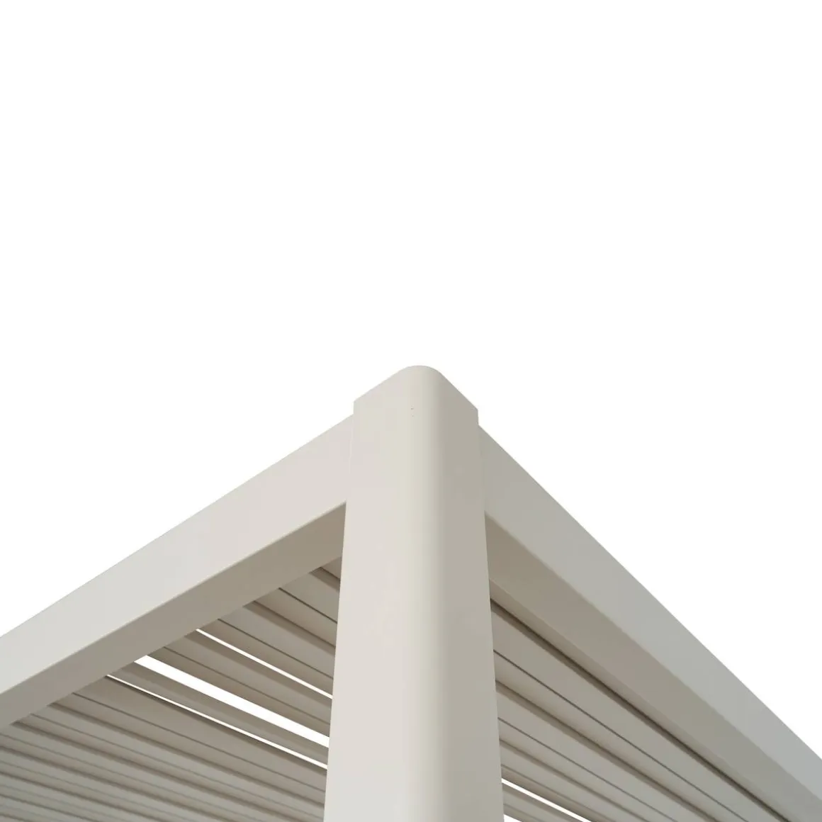 Pergola électrique bioclimatique autoportante EVORA Argile