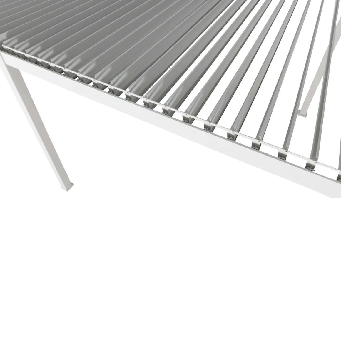 Pergola électrique bioclimatique autoportante EVORA Argile