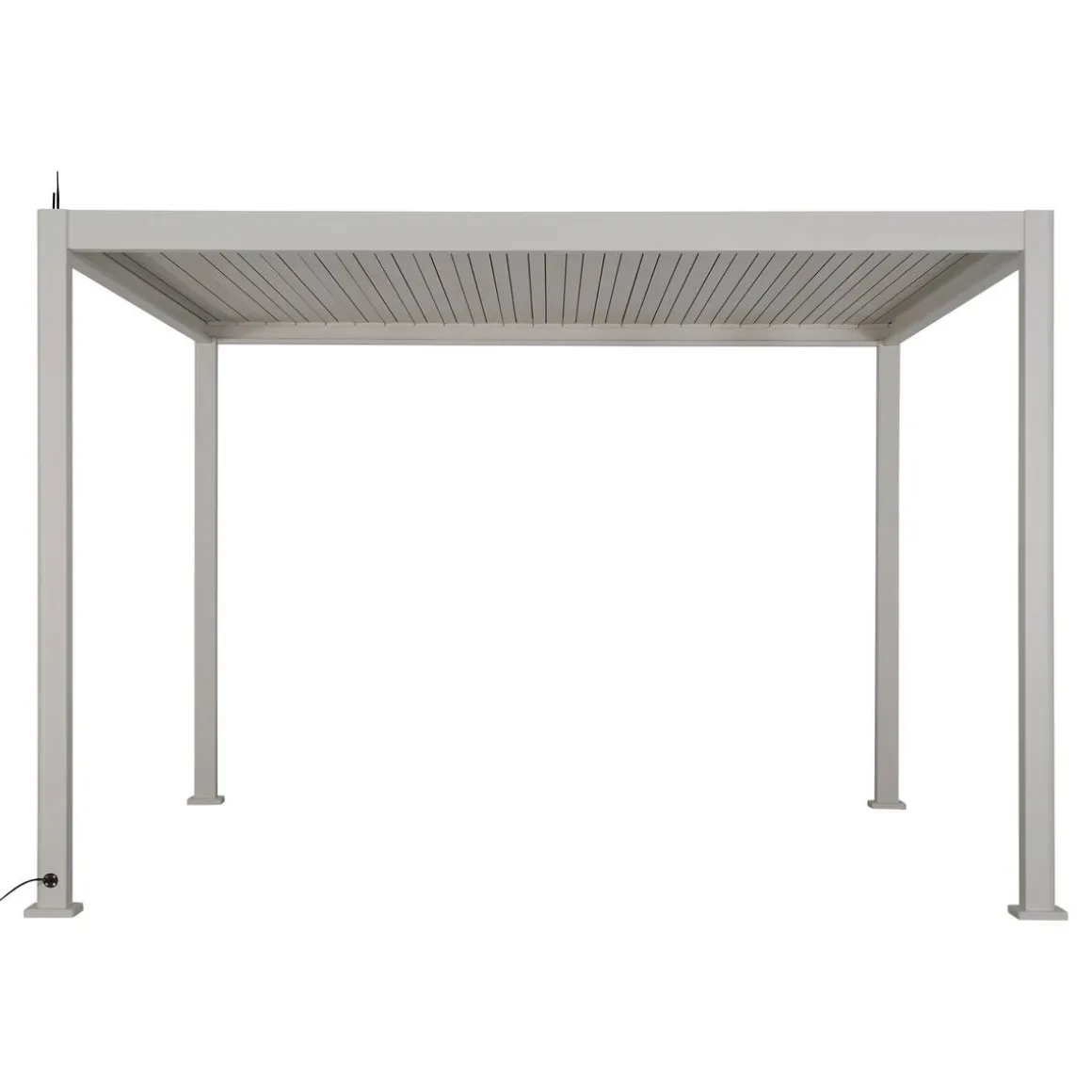 Pergola électrique bioclimatique autoportante EVORA Argile