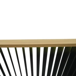 Pergola électrique bioclimatique EVORA Effet bois Honey