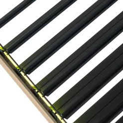 Pergola électrique bioclimatique EVORA Effet bois Honey