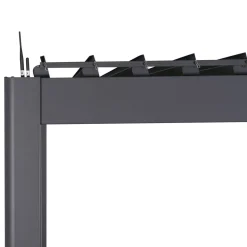 Pergola électrique bioclimatique autoportante EVORA Graphite
