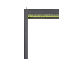 Pergola électrique bioclimatique autoportante EVORA Graphite