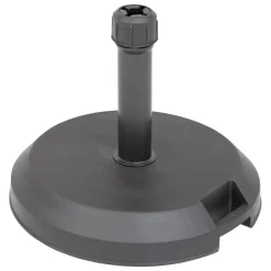 Pied de parasol droit HAULIO Noir