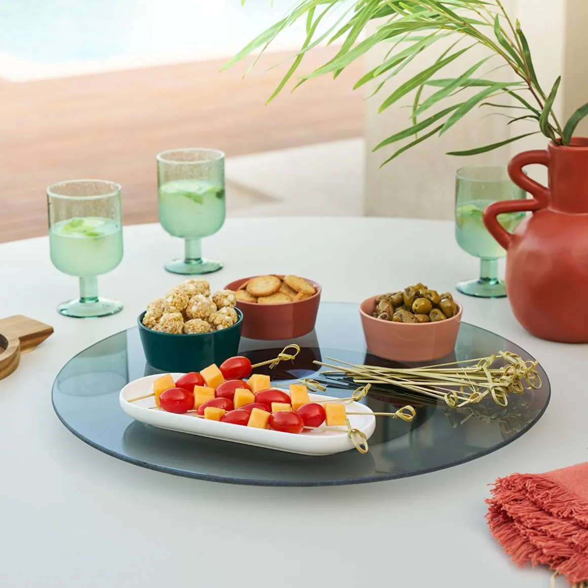 Plateau tournant Transparent