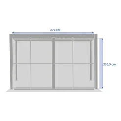 Portes coulissantes EVORA Argile