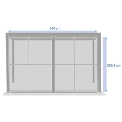 Portes coulissantes EVORA Blanc