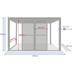 Portes coulissantes EVORA Graphite