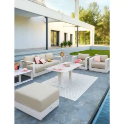 Pouf de jardin ALLURE Avoine