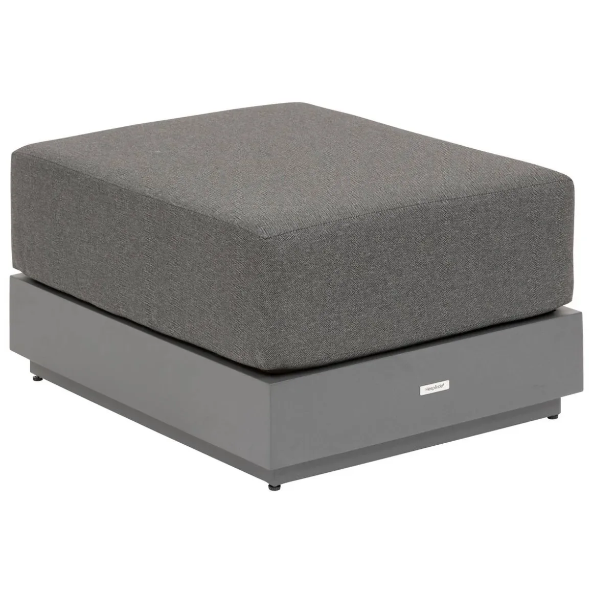 Pouf de jardin ALLURE Graphite & Gris foncé