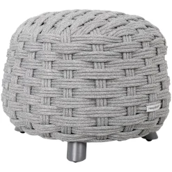 Pouf de jardin rond OBBAE Graphite