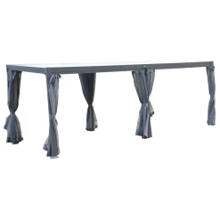 Rideaux pour pergola bioclimatique AVILA Ardoise