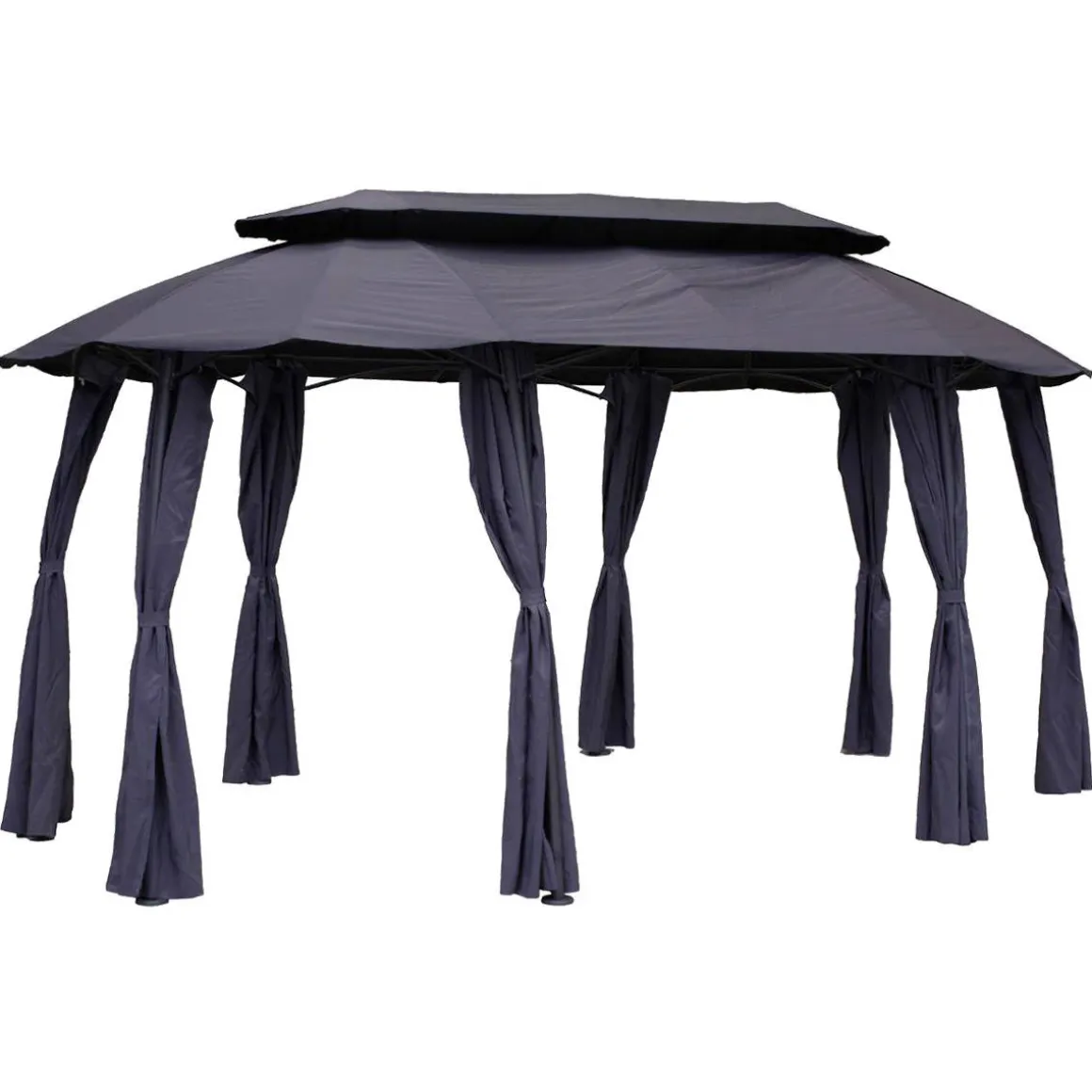 Rideaux pour tonnelle MALDIVES Ardoise