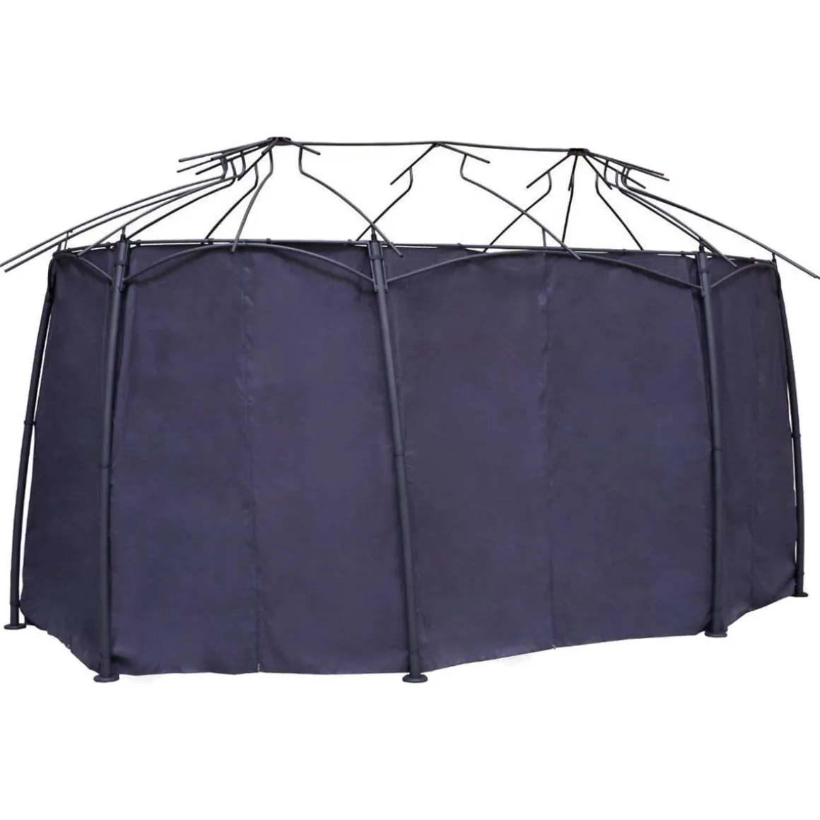 Rideaux pour tonnelle MALDIVES Ardoise