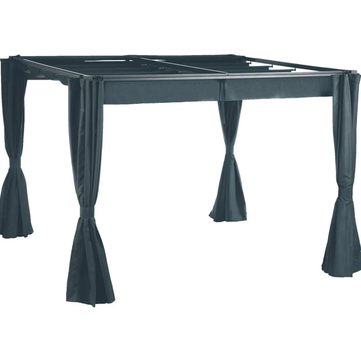 Rideaux pour tonnelle PALMEIRA Ardoise