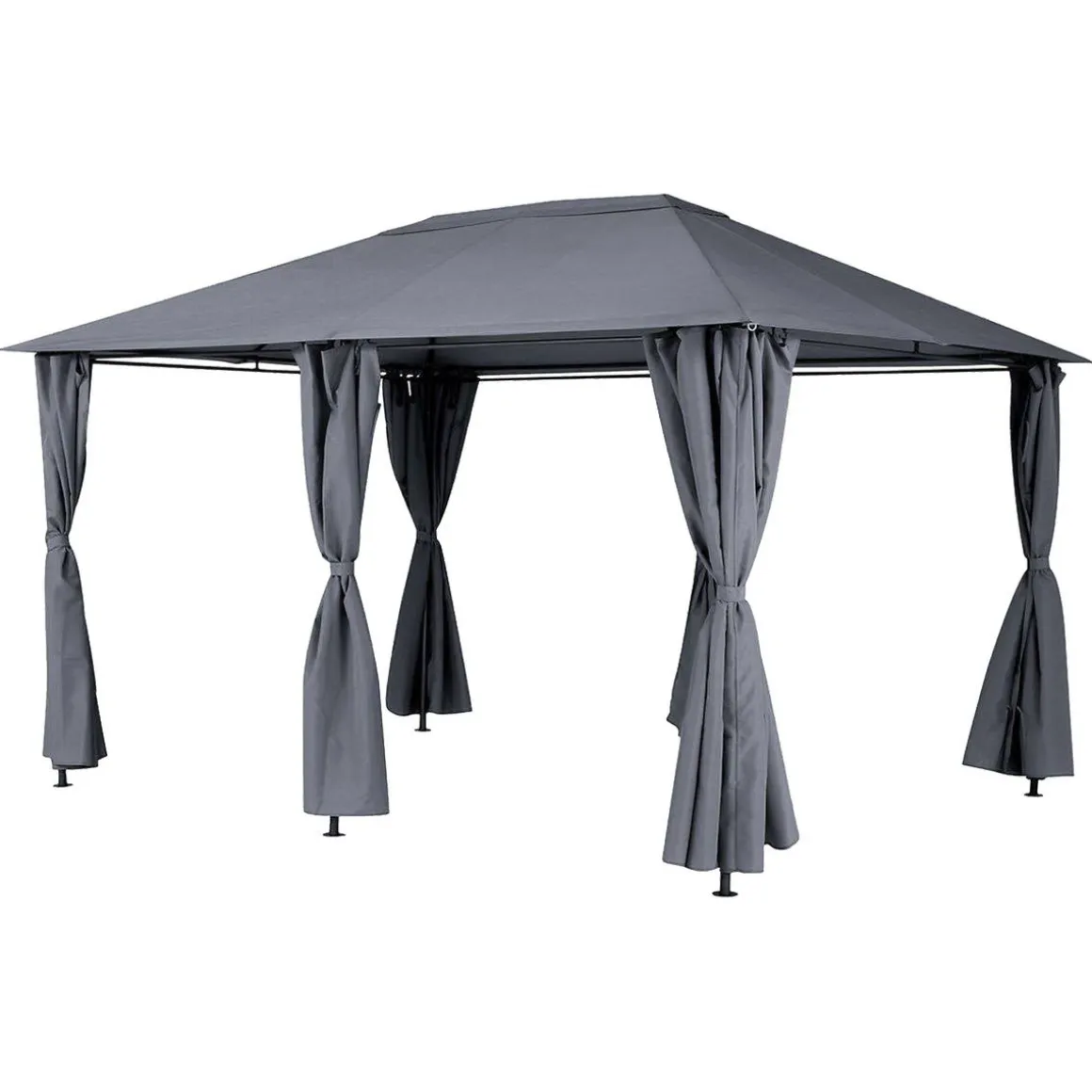 Rideaux pour tonnelle SANTORINI et THIRA Ardoise