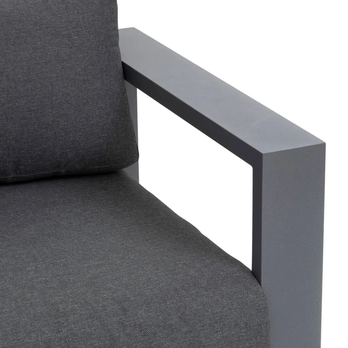 Salon d'angle de jardin ALLURE Graphite