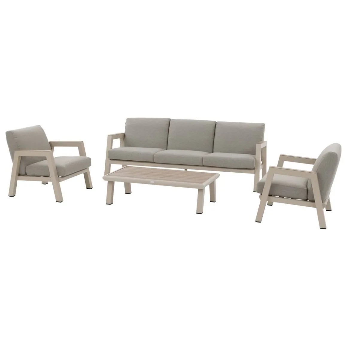 Salon de jardin AXIOME Beige & Argile
