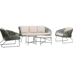 Salon de jardin BELANO Vert laurier