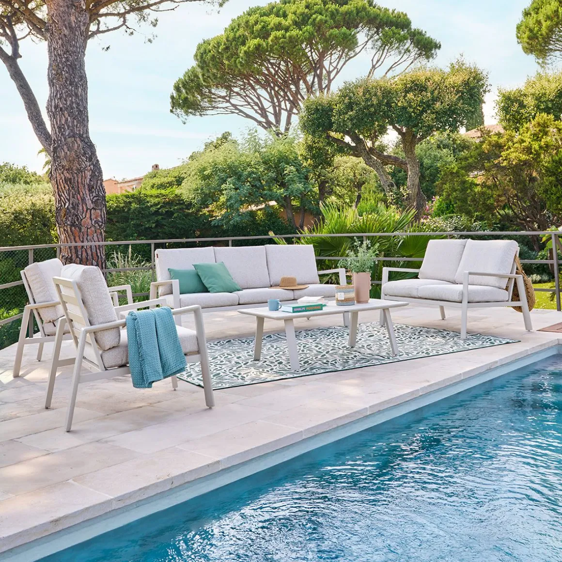 Salon de jardin LUZANE Argile
