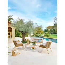 Salon de jardin MELOANE Beige