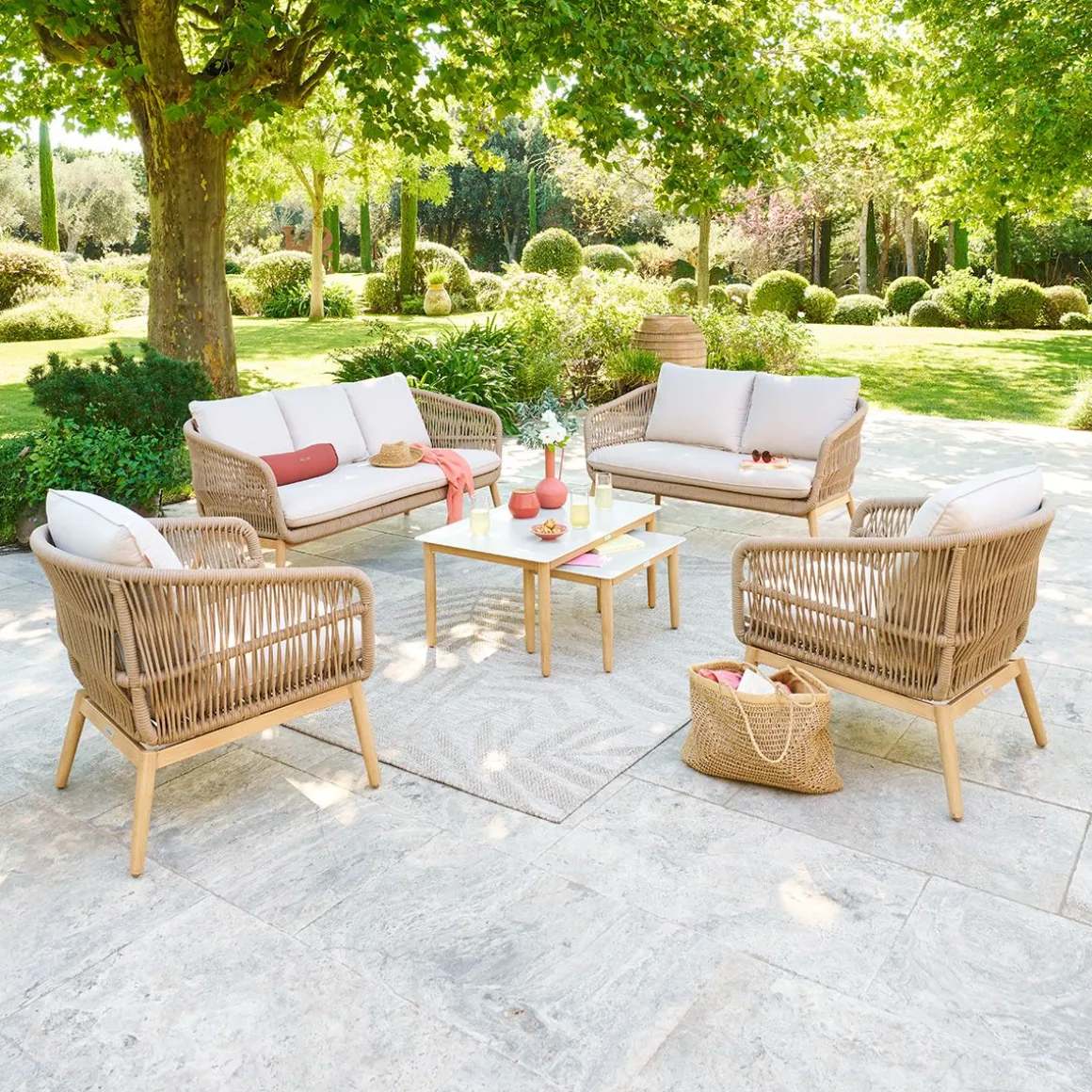 Salon de jardin ORISSA Taupe